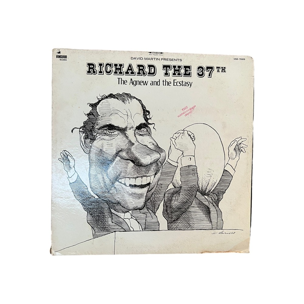 Vanguard Vinyl LP Unisex 12in Black Good Richard The 37th Agnew Ecstasy Comedy